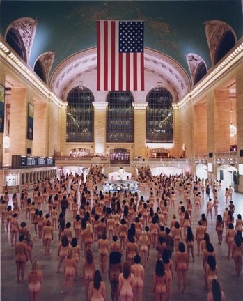 450 Nude Women in Grand Central Station