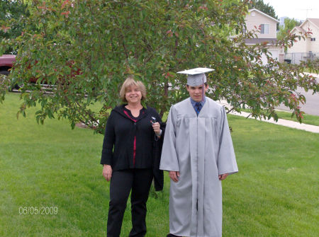 Youngest son's high school graduation