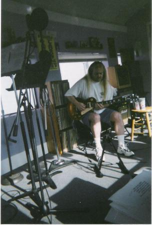 At the studio 2002