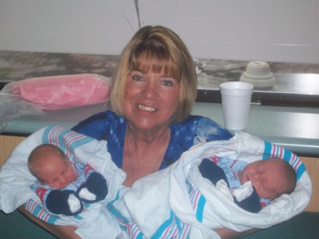 my mom and babies