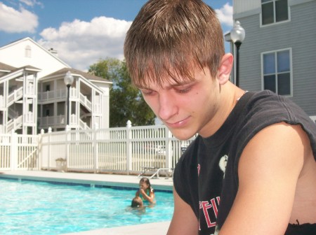 Jonathon at the Pool