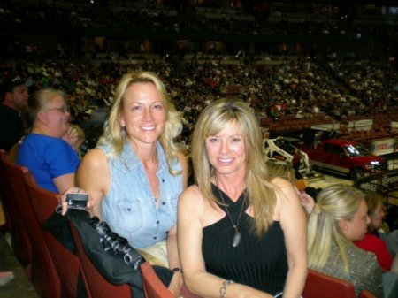 Me and Trish at my first PBR Rodeo