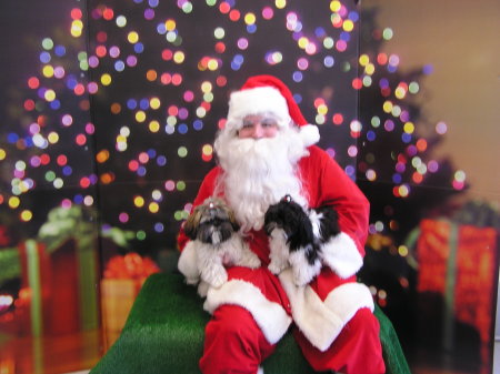 Betsy-Daisy May and Santa