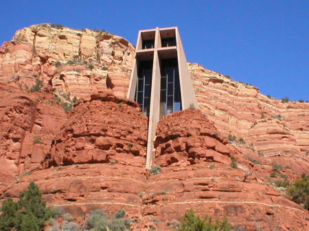 Church in rock sedona arizona 2010