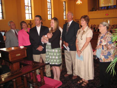 March 22, Michael Thomas' Baptism