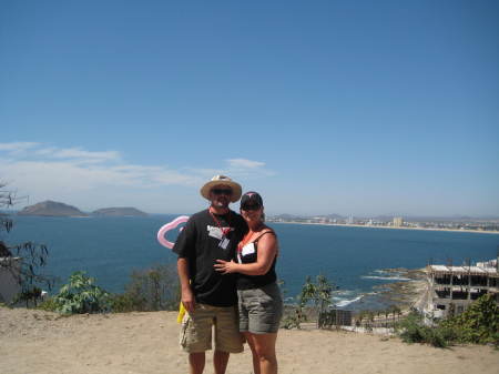 Hubby and me in Mexico