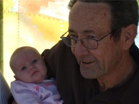 Great Grandpa M. and Olivia