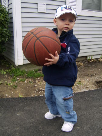 Devin schoolin with the B-Ball