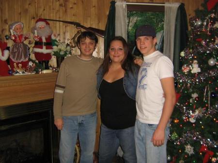 my two boys nd step daughter