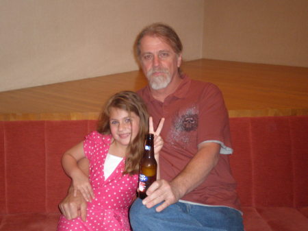 Me with our youngest daughter - 2008