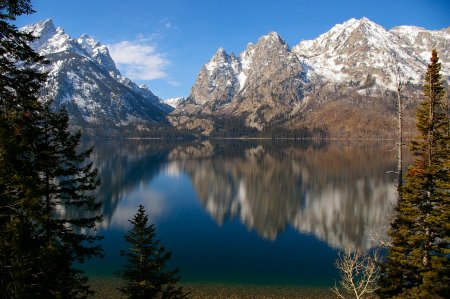 View across Jenny Lake, Grand Teton NP