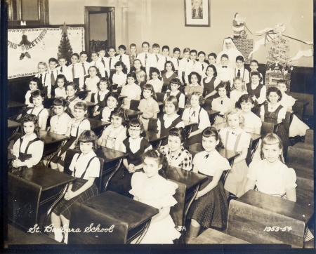 St.Barbara Elementary School 1953/1954