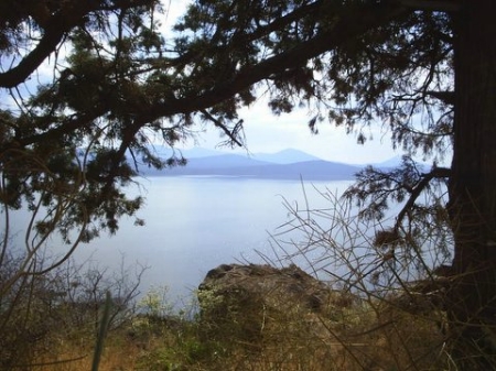 Klamath Lake from over-look on Hogback Ridge