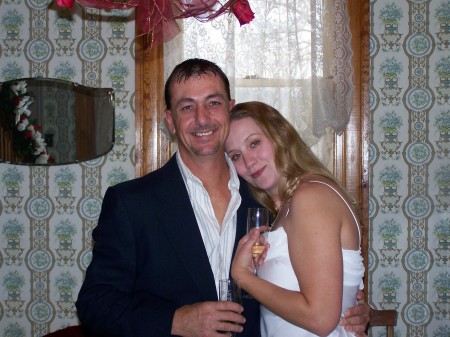 My wife and me. Wedding day 12-01-07