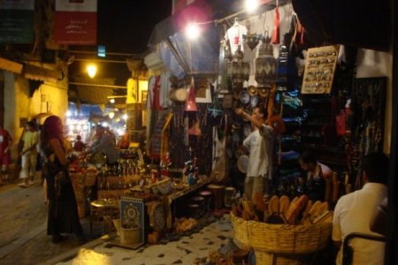 Shoppping in the medina