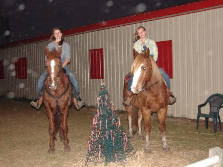 christmas card girls