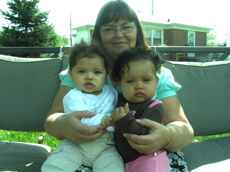 steph and the two youngest grandbabies