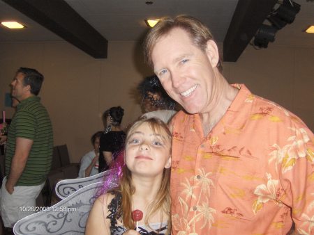 Grace and Dad at her violin concert - fall '08