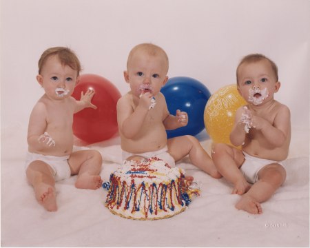 Triplets 1st Birthday