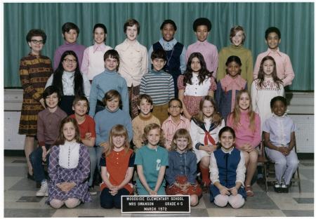 class photo mrs swanson grade 4-5 1972