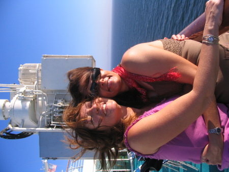 Me and my sis Julia on her bday cruise