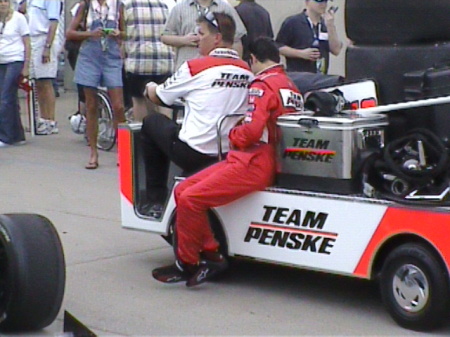 Helio before the race