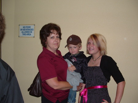 my daughter and my wife and grandson