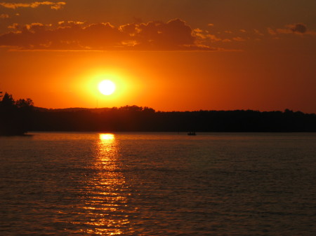 Sunset on the Loon Lake