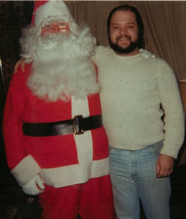 Tom(santa) & Doug..1984