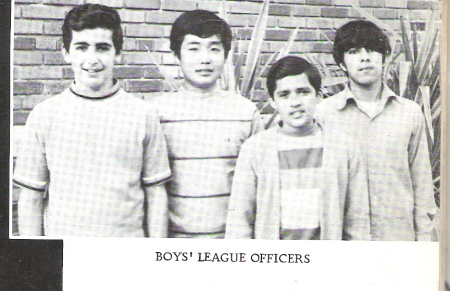 boys league officers '71