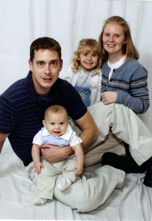 John stepson, wife Kasie, Emily and Blake