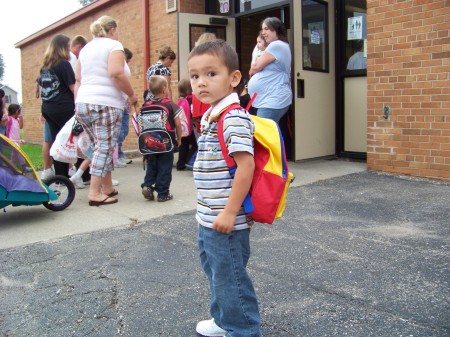 marcus,first day of school--2009