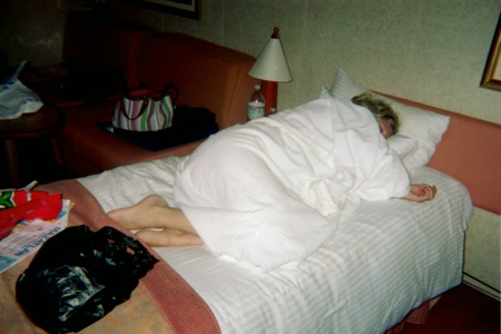 Lynn sleeping