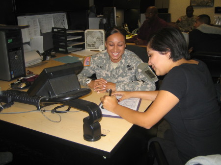 daughter Jessica (21) enlisting U.S. Army