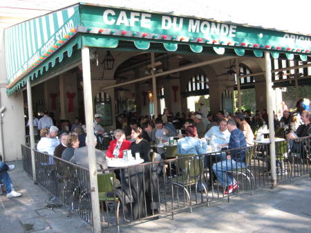 At least come down for Coffe and Beignets.