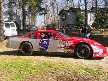 ANOTHER VIEW OF MY SONS RACE CAR