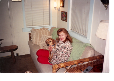 1989 relaxing home after a tough day of nursin