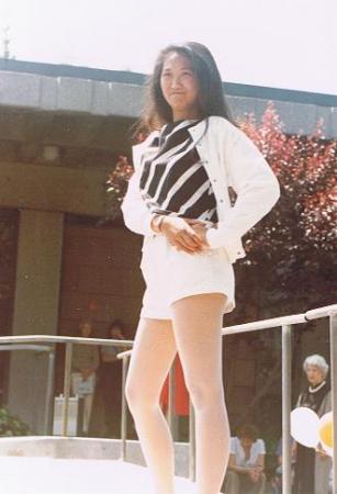 Fashion show at West Valley college in 1983.