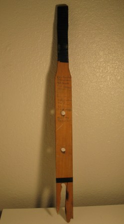 Coach Francis's paddle