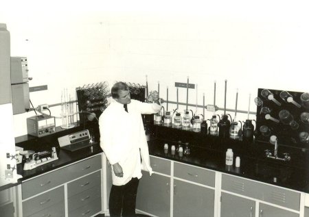 Gary Fineske wking as a Chemist in TX 1989