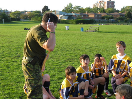 Clay's soccer team Leaside FC