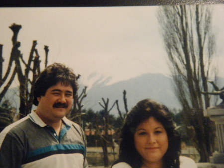 My bro Warren and I at the base of Mt Fuji