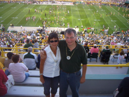 Chuck and I at Green Bay