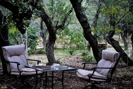 Outdoor table and chairs