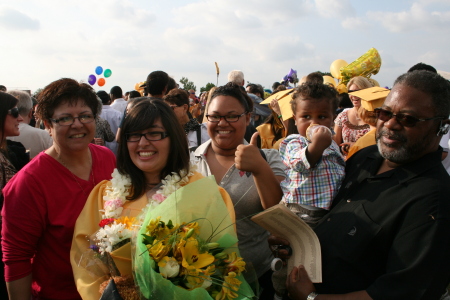 My sister Patty, Devin, Cadian & Uncle Mark