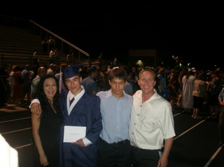 My son Stephen graduated in May!Family photo