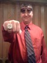 Denny wearing his World Series Ring