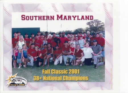 2001 Men's Senior Baseball 38+ National Div