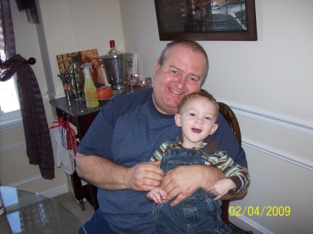 My Grandson Zander and me.