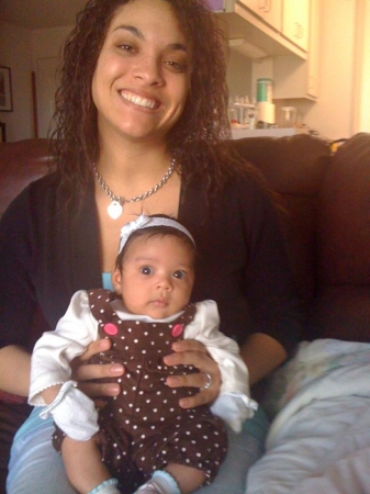 My oldest daughter and new daughter
